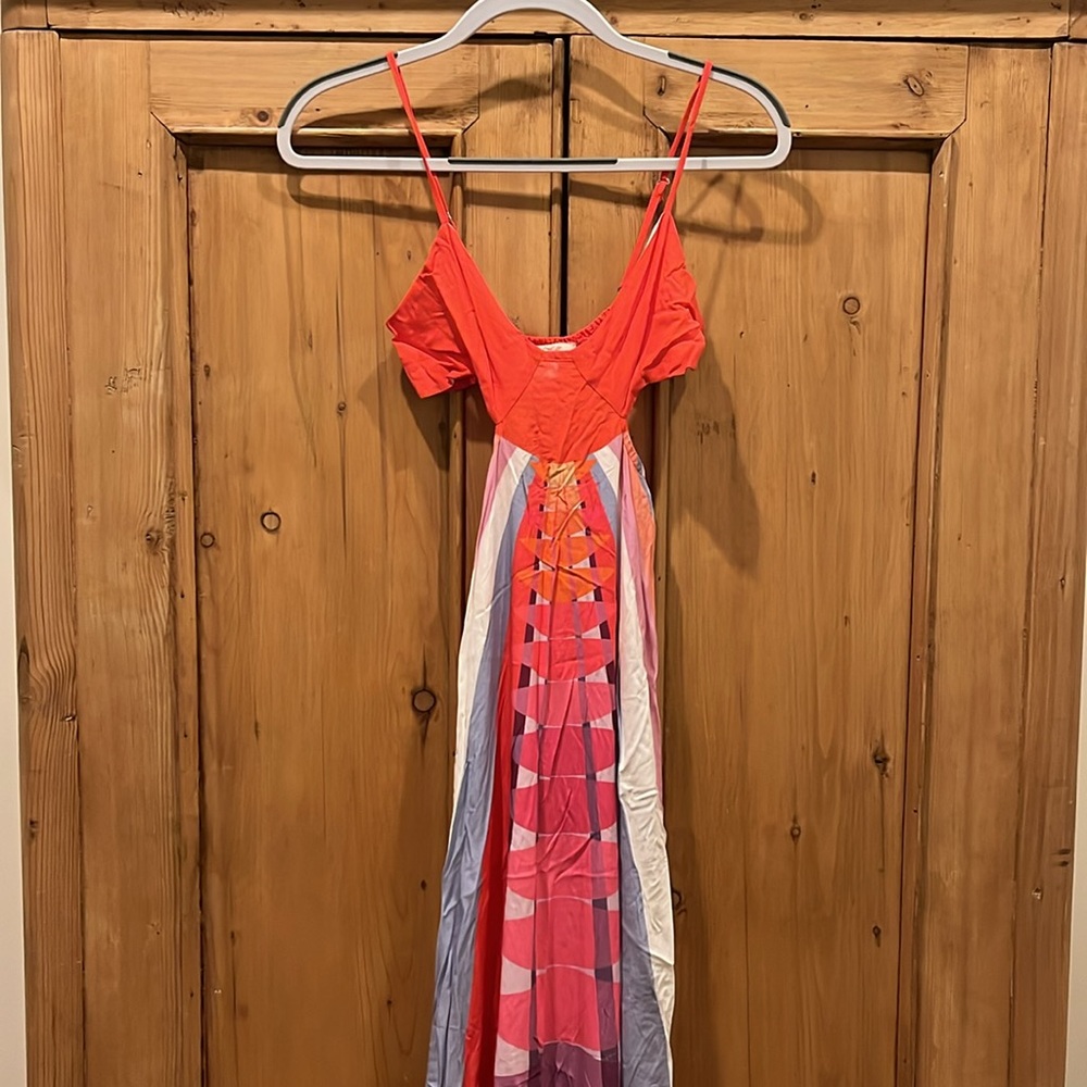 Mara Hoffman Navy Beams Madi Dress - Picture 5 of 9